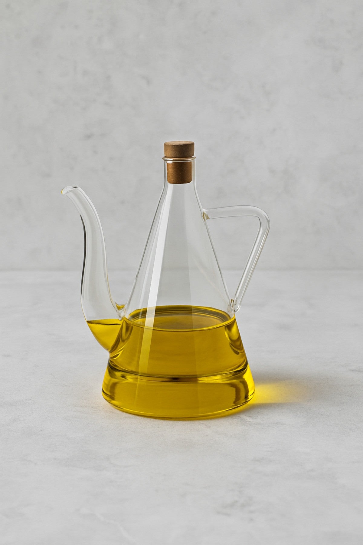 Borosilikat Cam Yağdanlık/Sirkelik 500ML