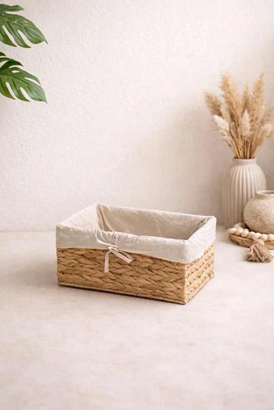 Hasır Iç Korumalı 34x23x15 Sağlam Düzenleyici / Sepet