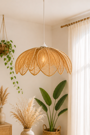 Rattan/Bambu Sarkıt Bohem Avize