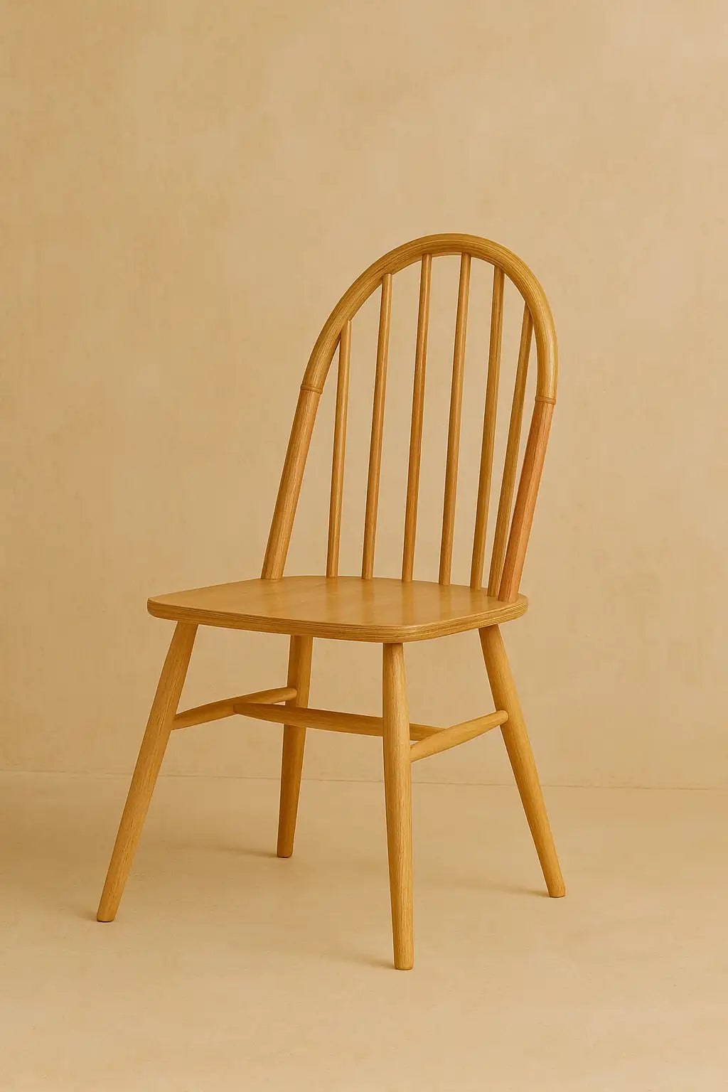 Ada Naturel Cilalı Renk Ahşap Mutfak Sandalyesi Cafe Restoran Salon Sandalye