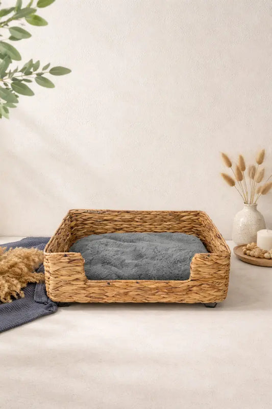 Hasır Minderli Büyük Boy Kedi/Köpek Yatağı