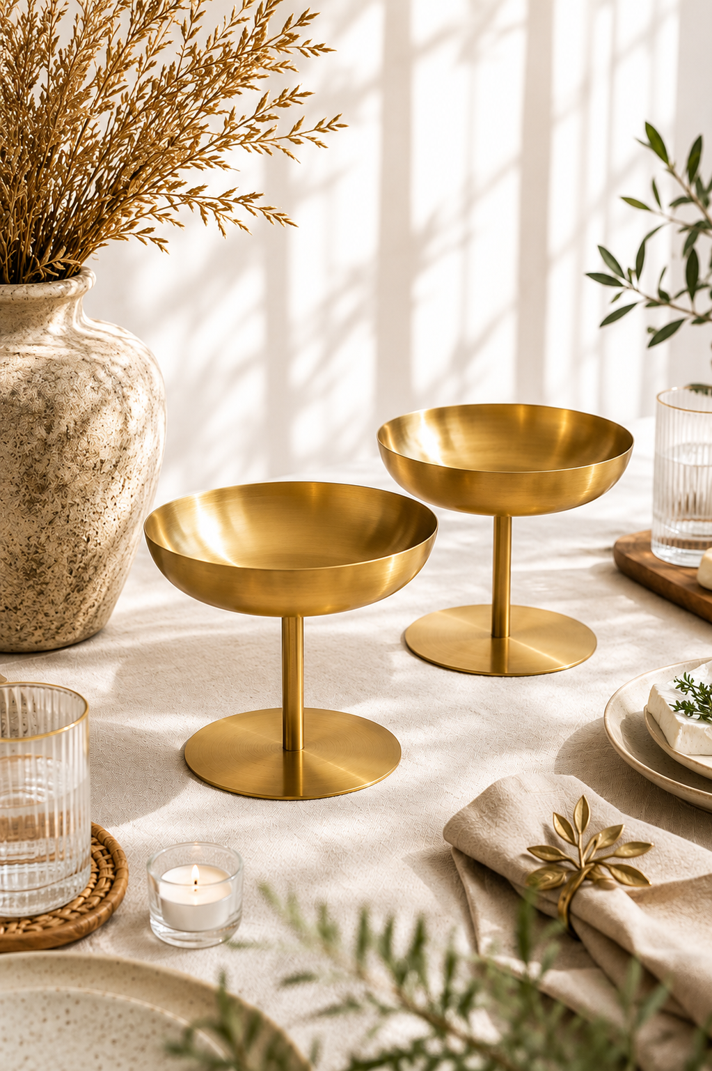 Gold Metal Ayaklı Sunumluk Dekoratif Meyvelik Kurabiyelik Çerezlik Servis Tabağı