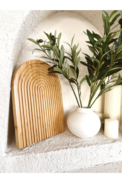 Bambu Dalgalı Model Gökkuşağı Sunumluk