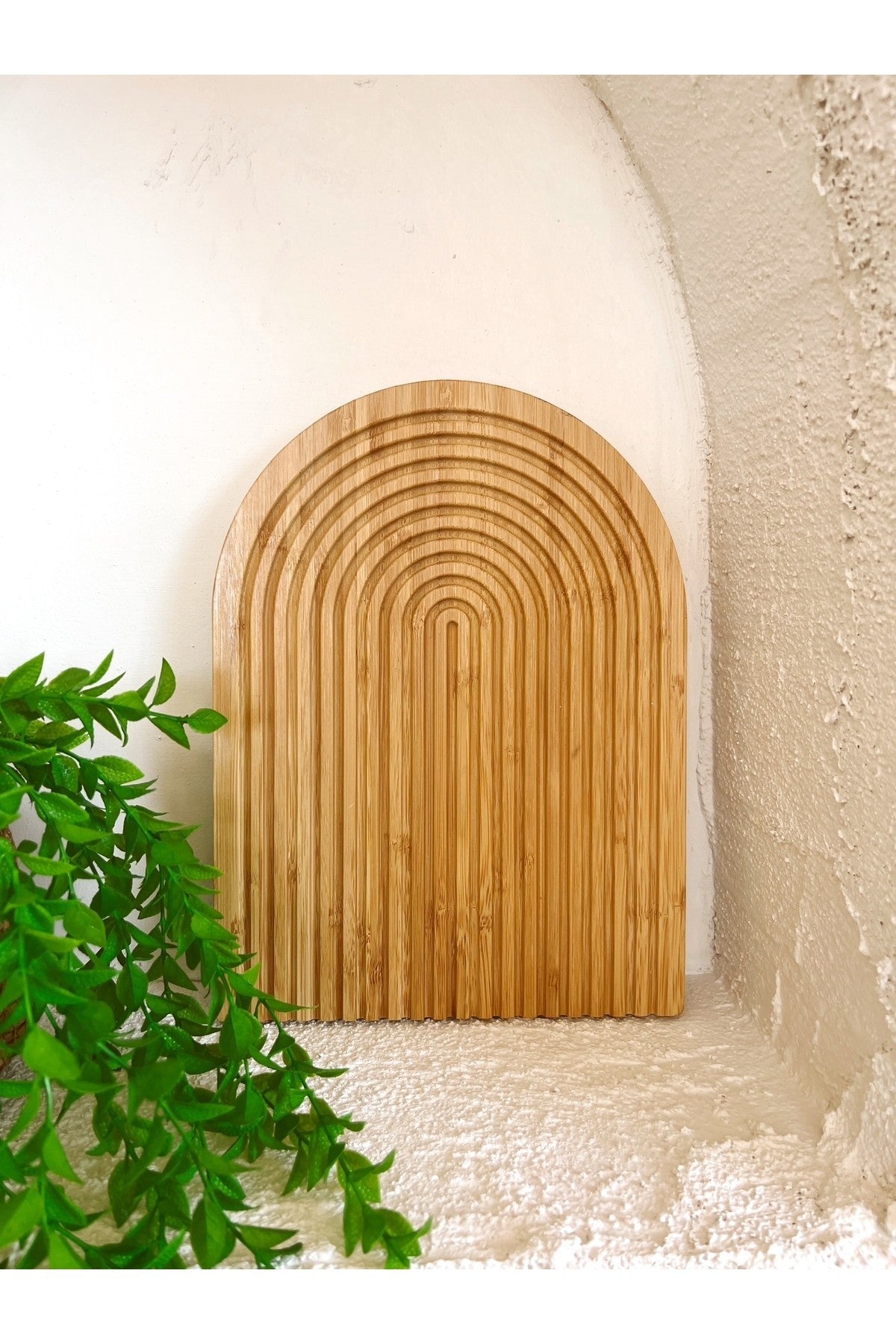 Bambu Dalgalı Model Gökkuşağı Sunumluk