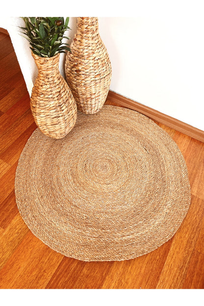 Bohem Hasır Dokuma Halı/Kilim 90cm