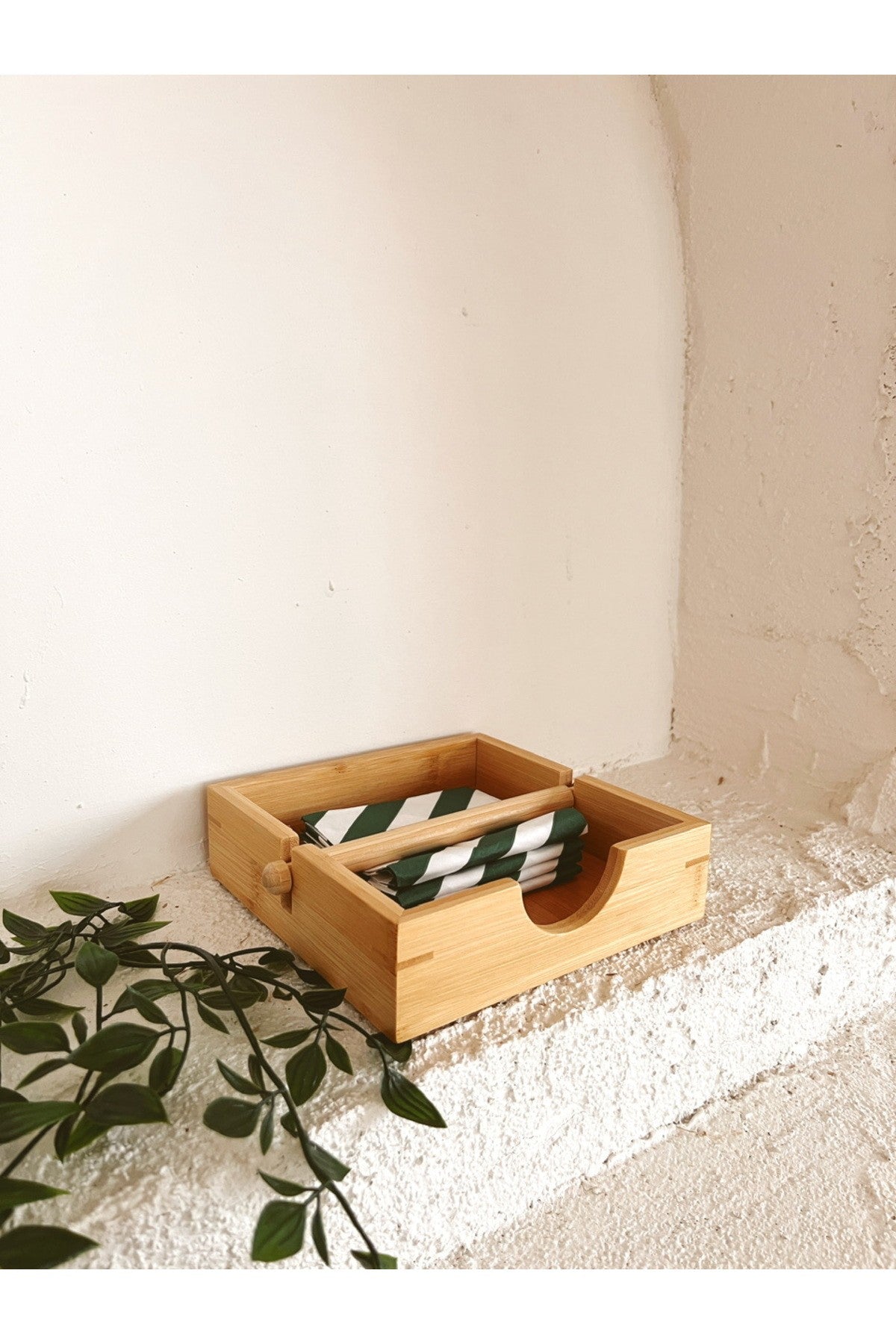 Bambu Peçetelik / Saklama Kutusu