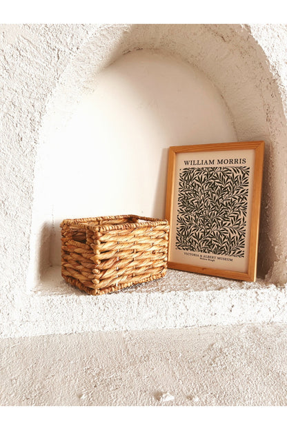 Hasır Sağlam Su Sümbülü 20,5x15x14cm Düzenleyici/Sepet/Organizer