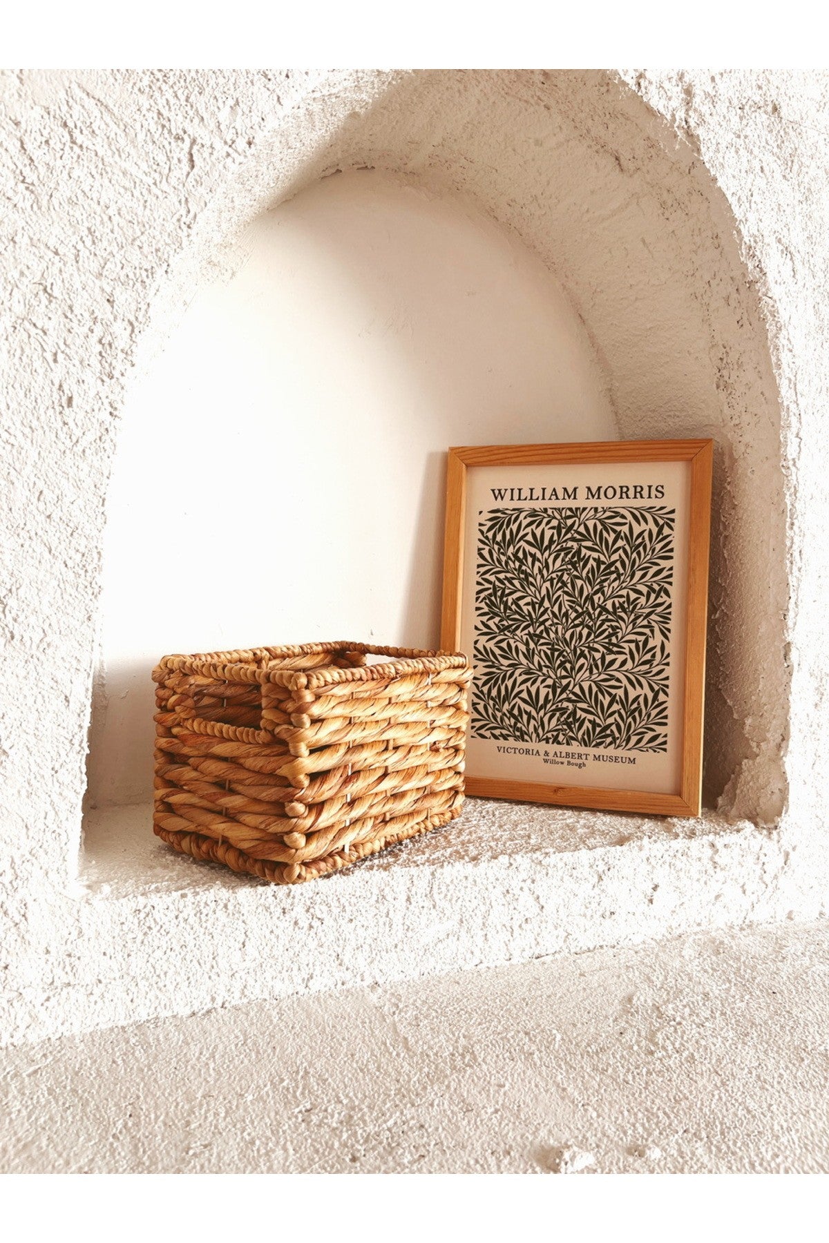 Hasır Sağlam Su Sümbülü 20,5x15x14cm Düzenleyici/Sepet/Organizer