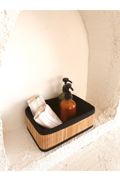Bambu Katlanır Çok Amaçlı Hasır Düzenleyici/Organizer/Sepet/Banyo Düzenleyici