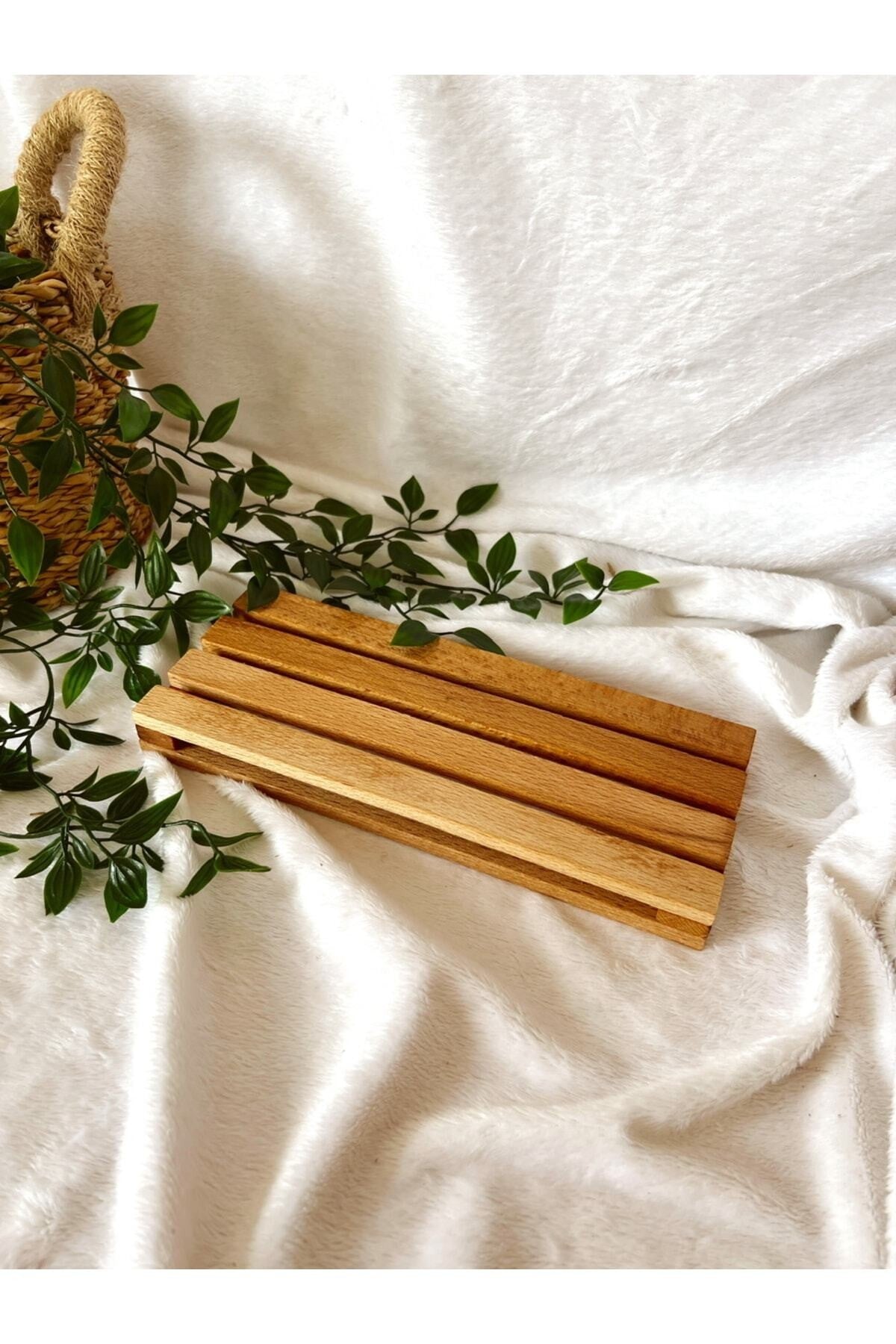 Ahşap Izgara Dikdörtgen Altlık / Sunumluk