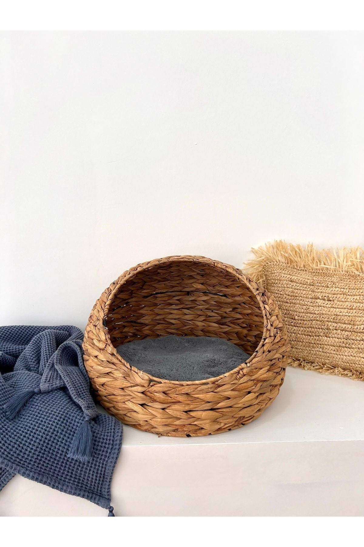 Hasır Minderli Kedi/köpek Yatağı