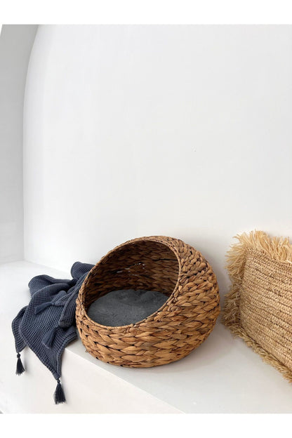 Hasır Minderli Kedi/köpek Yatağı