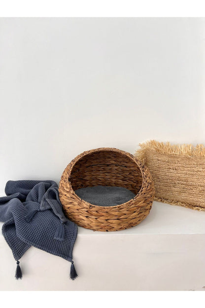 Hasır Minderli Kedi/köpek Yatağı