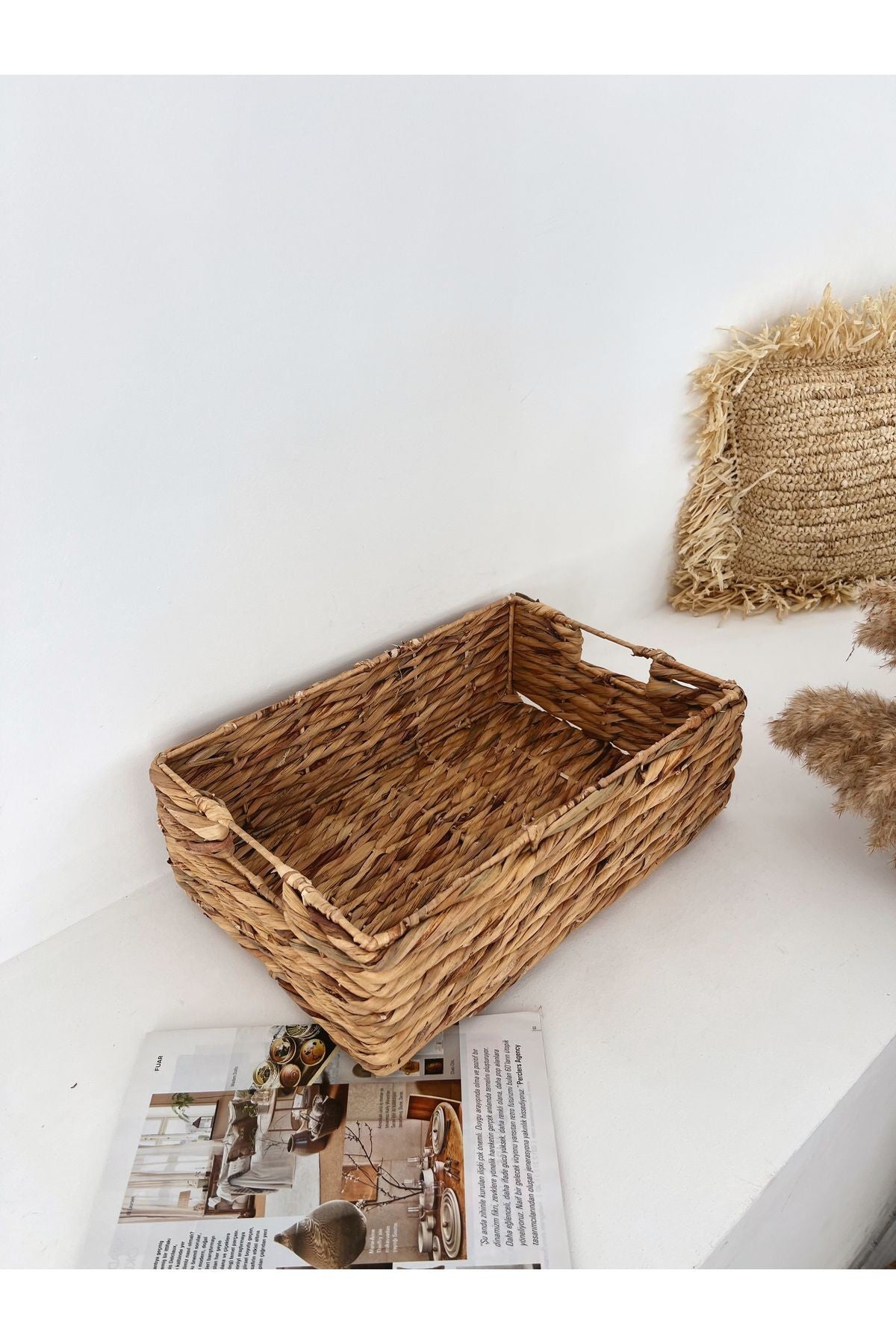 Hasır  Dikdörtgen Düzenleyici/Sepet / Organizer