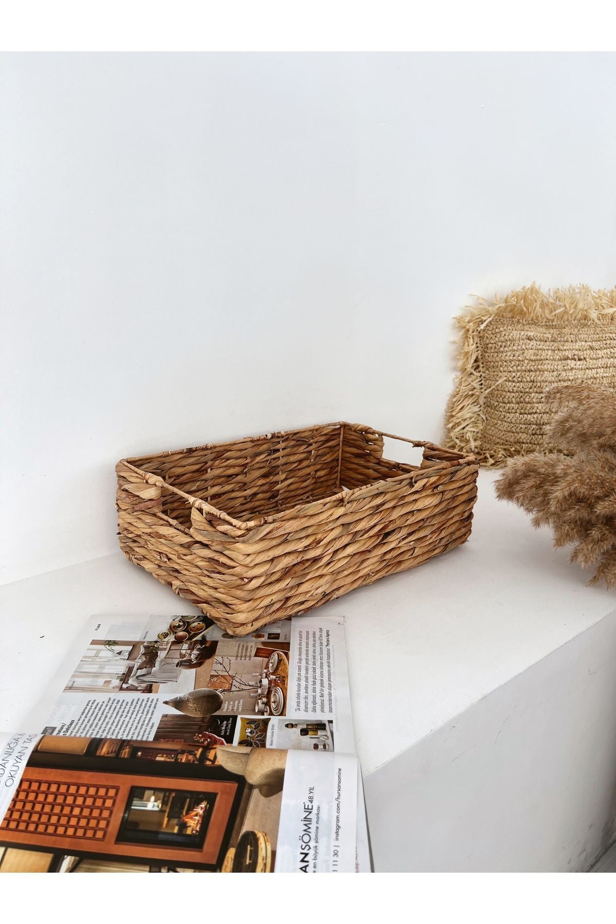 Hasır  Dikdörtgen Düzenleyici/Sepet / Organizer