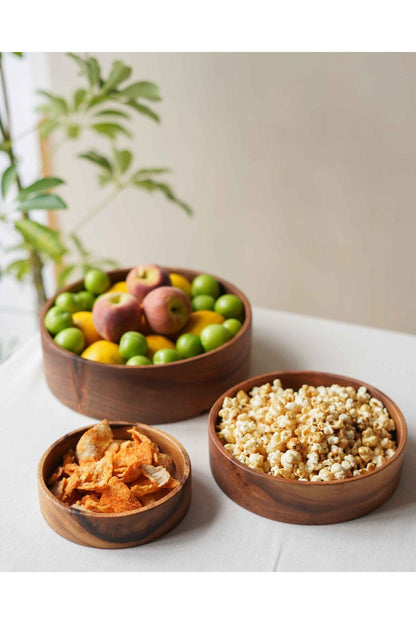 Akasya Silindir Kase (Büyük)