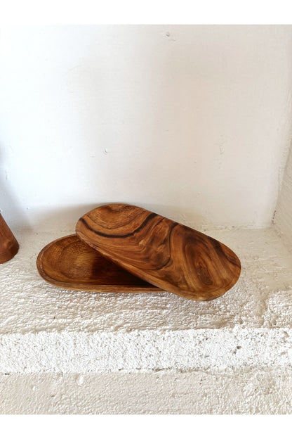 2’li Akasya Oval Sunum / Servis Tabağı