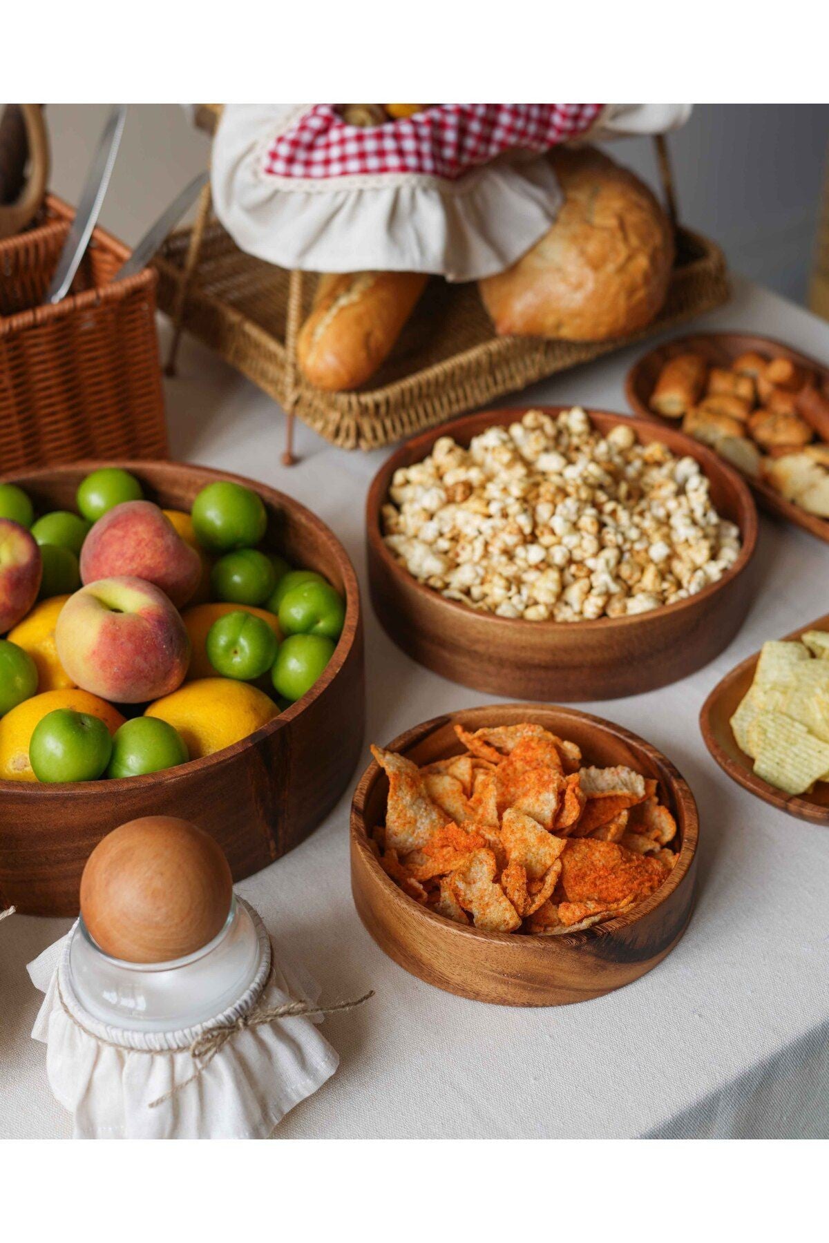 2’Lİ Akasya Çerezlik / Kahvaltılık Kase Seti