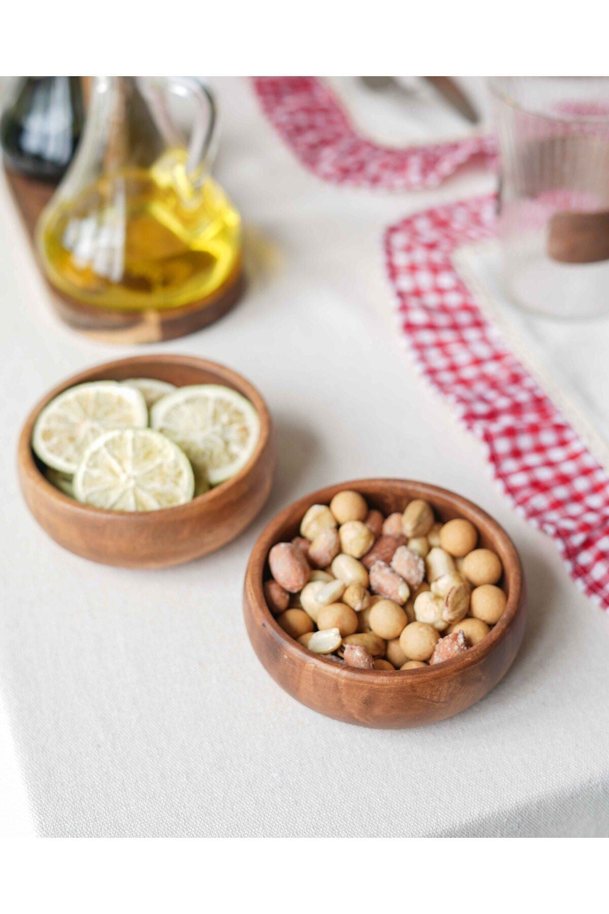 4’lü Akasya Çerezlik / Kahvaltılık Kase Seti