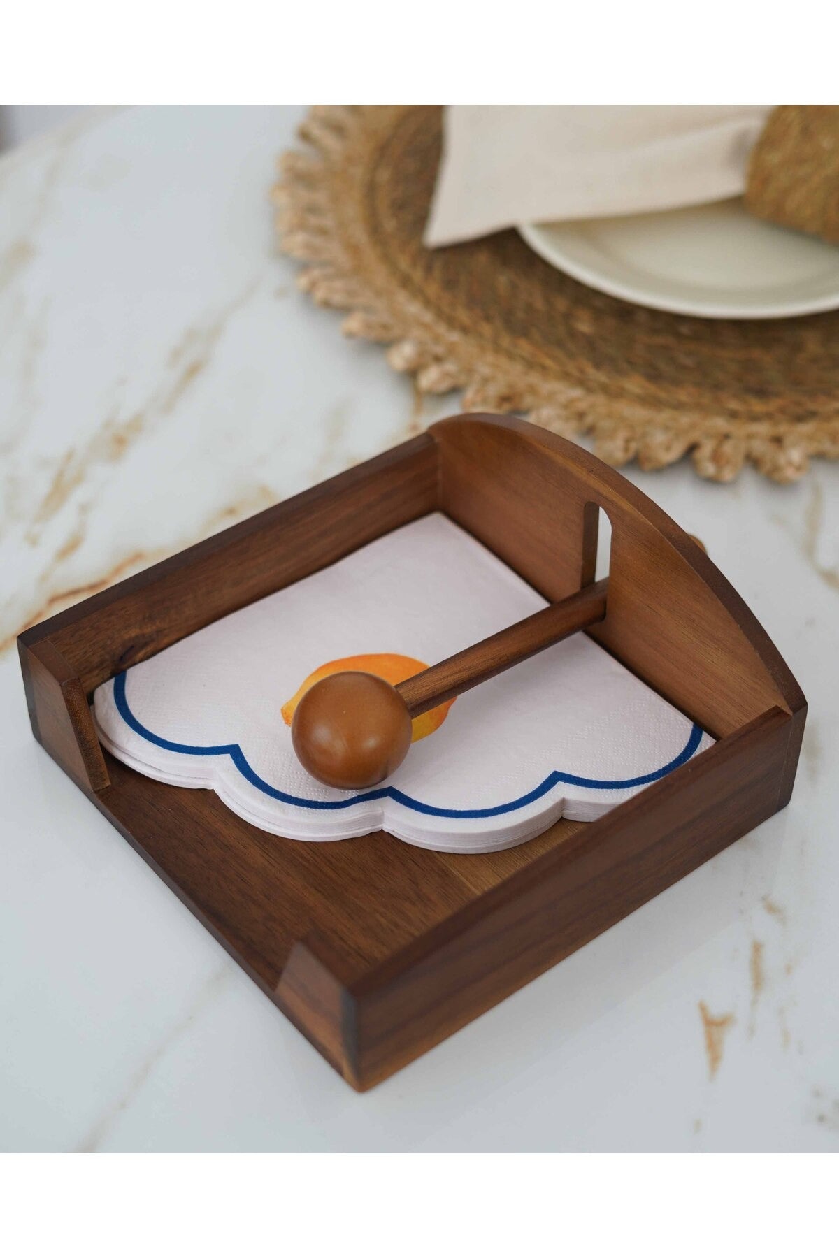 Akasya Peçetelik  Saklama Kutusu