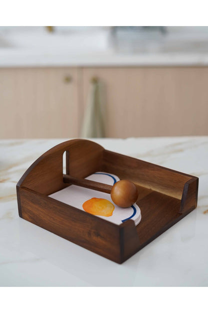 Akasya Peçetelik  Saklama Kutusu