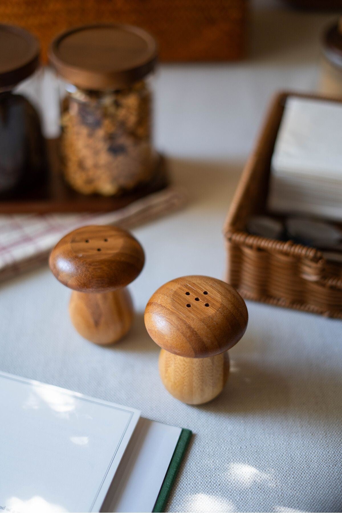 Akasya Mantar Tuzluk/Biberlik Seti