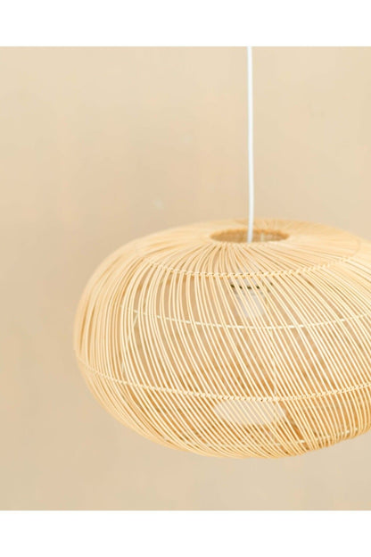 Rattan/bambu Büyük Sarkıt Bohem Avize