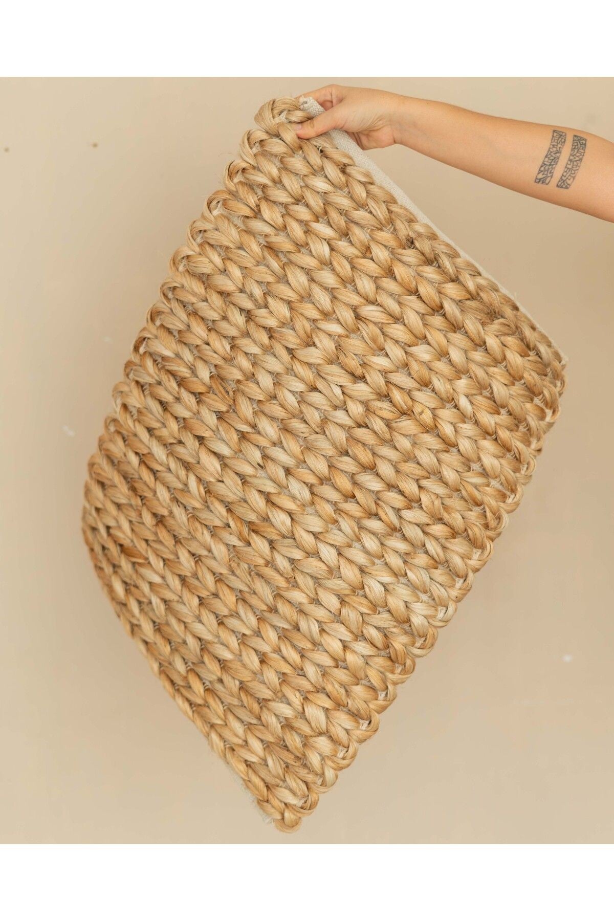 Hasır Kaymaz Tabanlı Kapı Önü Paspası