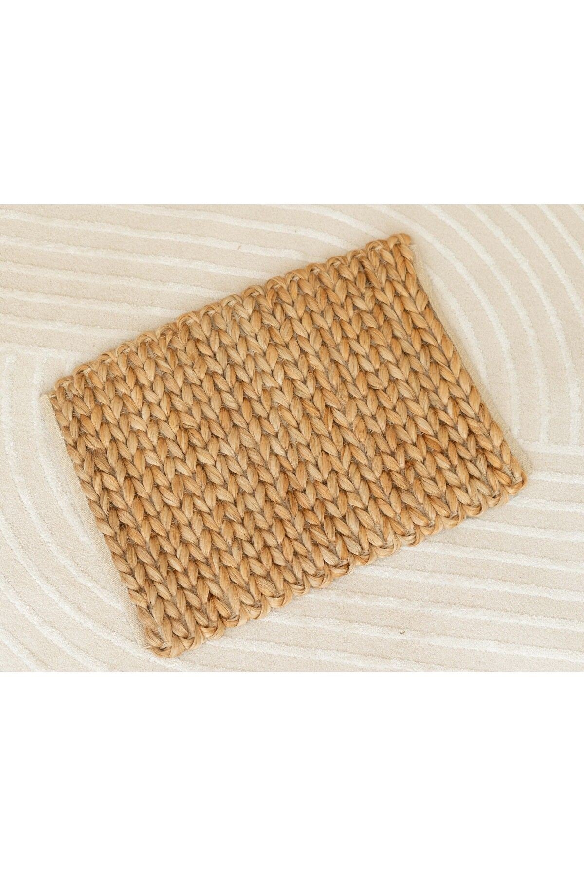 Hasır Kaymaz Tabanlı Kapı Önü Paspası