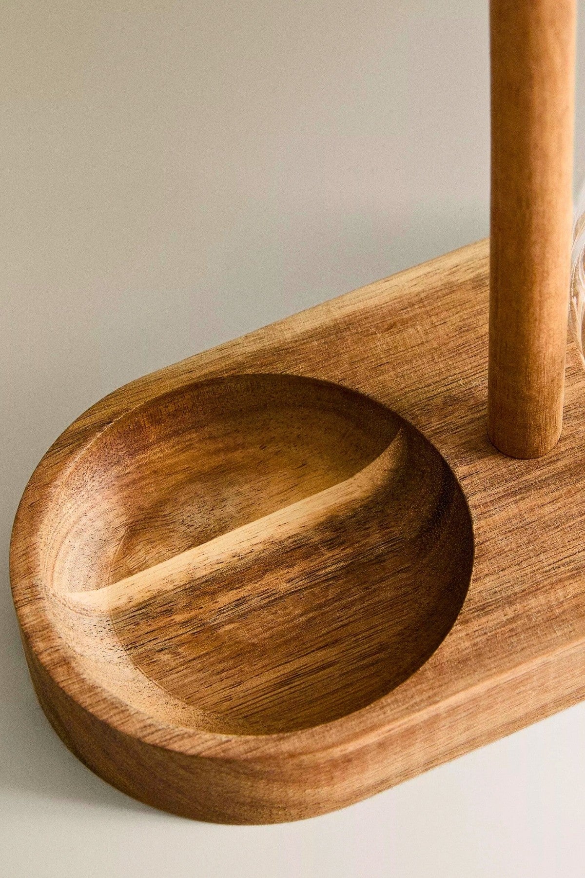 Borosilikat Cam ve Bambu Yağlık & Sirkelik Seti – 2'li, Doğal Ahşap Standlı, Şık Tasarım