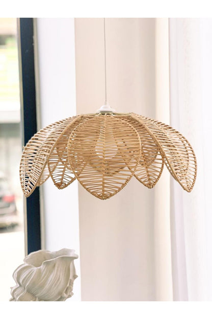 Rattan/Bambu Sarkıt Bohem Avize