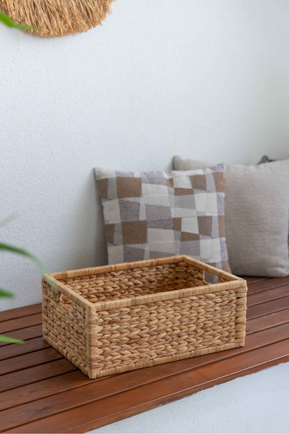Hasır Sağlam Dikdörtgen 40x27x19,5 Sepet / Düzenleyici