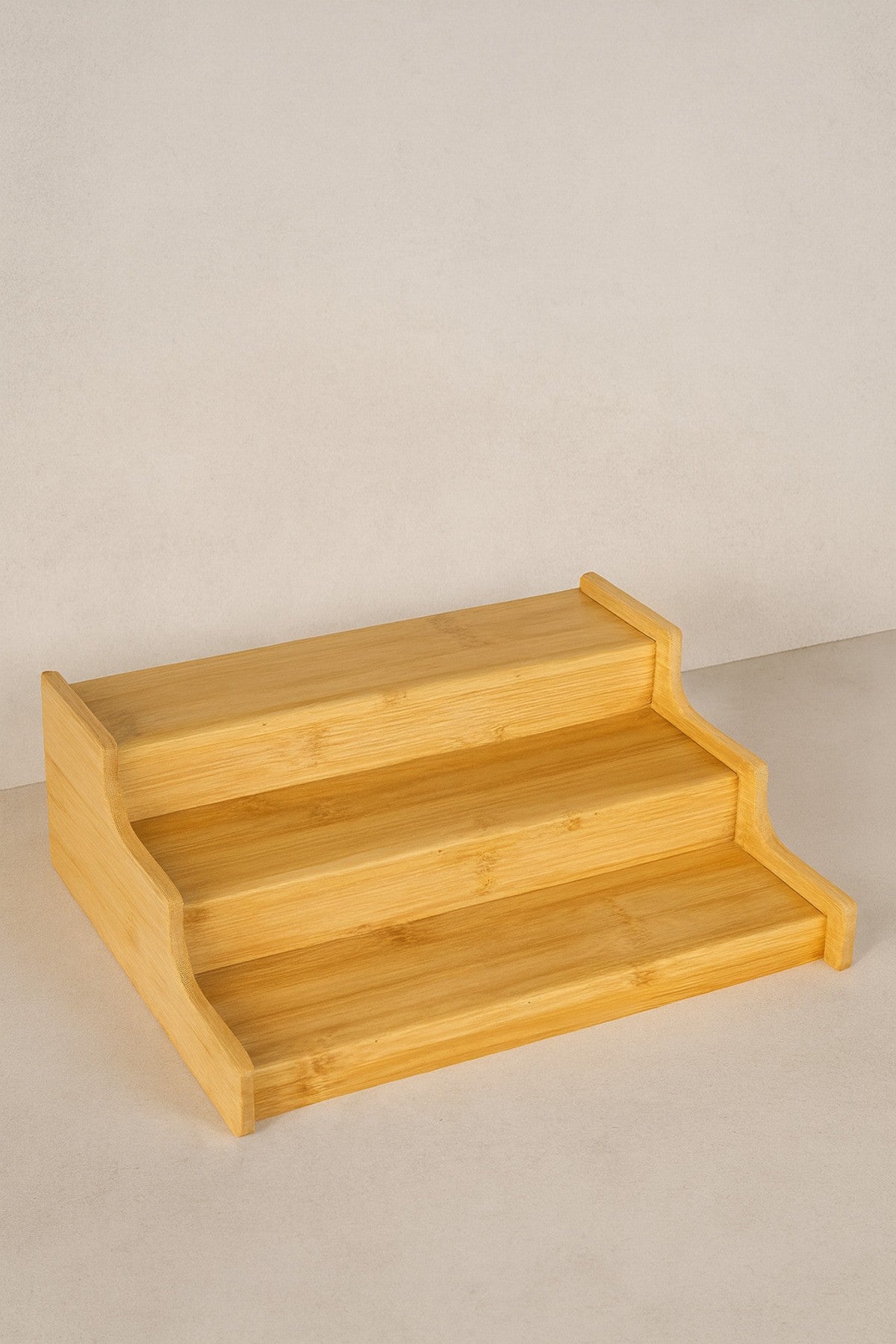 Ahşap 3 Katlı Merdivenli Baharatlık Standı