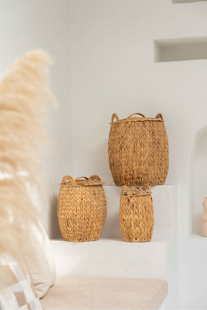 Hasır Su Sümbülü Kapaklı 25x36 Düzenleyici/organizer