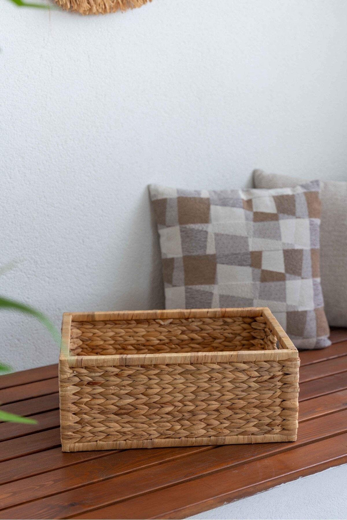 Hasır Sağlam Dikdörtgen 40x27x19,5 Sepet / Düzenleyici