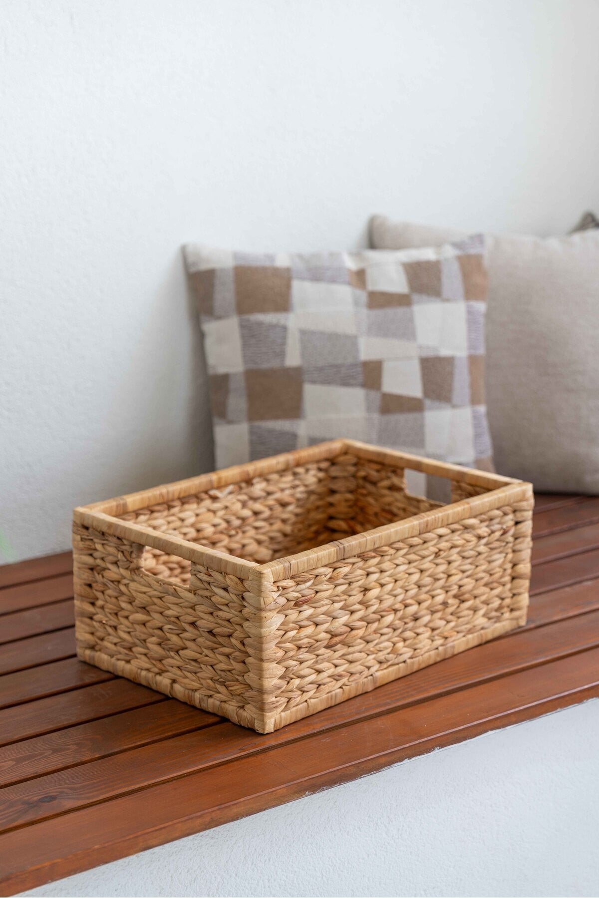 Hasır Sağlam Dikdörtgen 47x33x19 cm Sepet / Düzenleyici