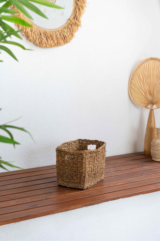 Hasır Derin 32X24X24CM Kare Düzenleyici/Sepet/Organizer