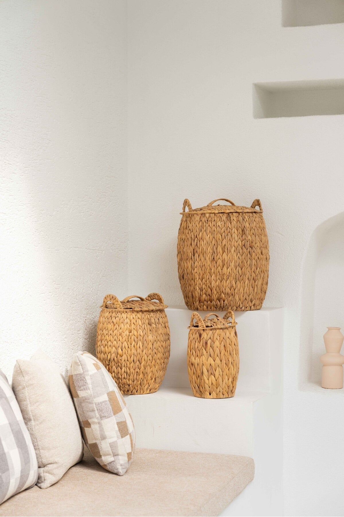 Hasır Su Sümbülü Kapaklı 25x36 Düzenleyici/organizer