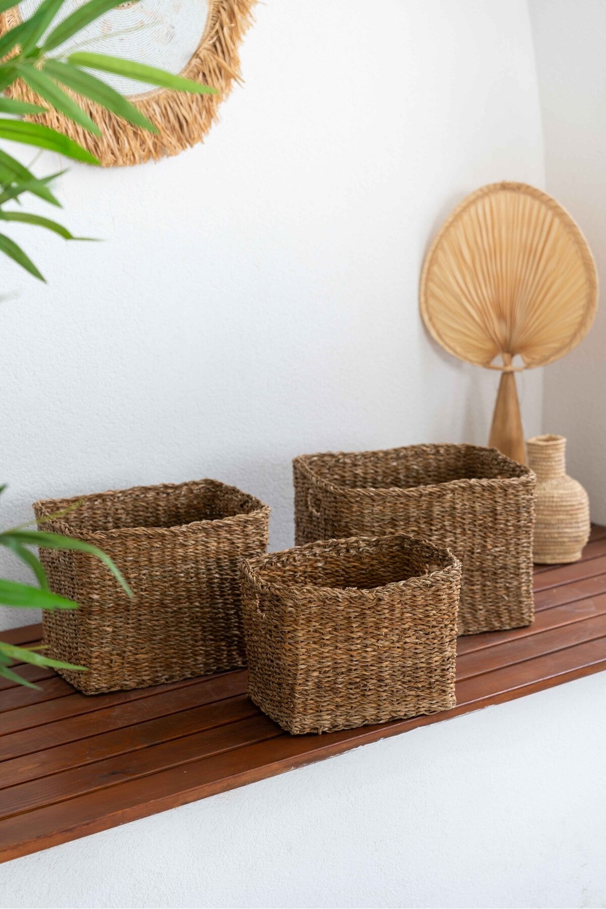 Hasır Derin 42x32x30 Kare Düzenleyici/Sepet/Organizer