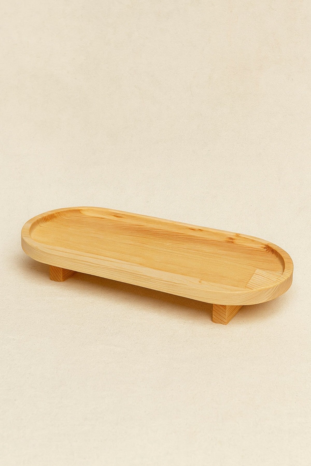 Ahşap Ayaklı Yükseltici/Sunumluk/Altlık Açık Renk