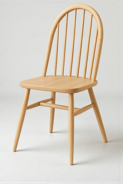Ada Naturel Ham Ahşap Sandalye Mutfak Cafe Salon Yemek Masası Uyumlu Dayanıklı