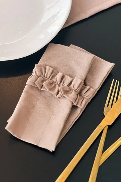 Sienna Keten 3 Bölmeli Çatal-Kaşık-Bıçak Kılıfı 2Li