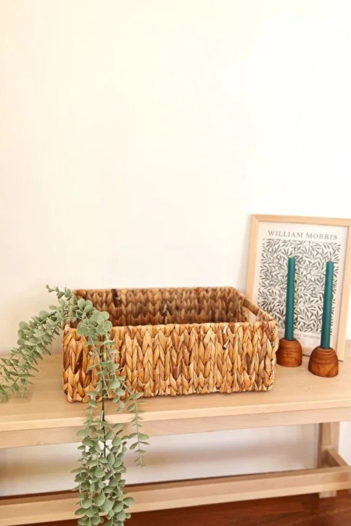 Hasır Sağlam 35x23x12 Dikdörtgen Sepet / Düzenleyici