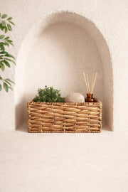 Hasır Sağlam Su Sümbülü 38x24x15cm Düzenleyici/Sepet/Organizer