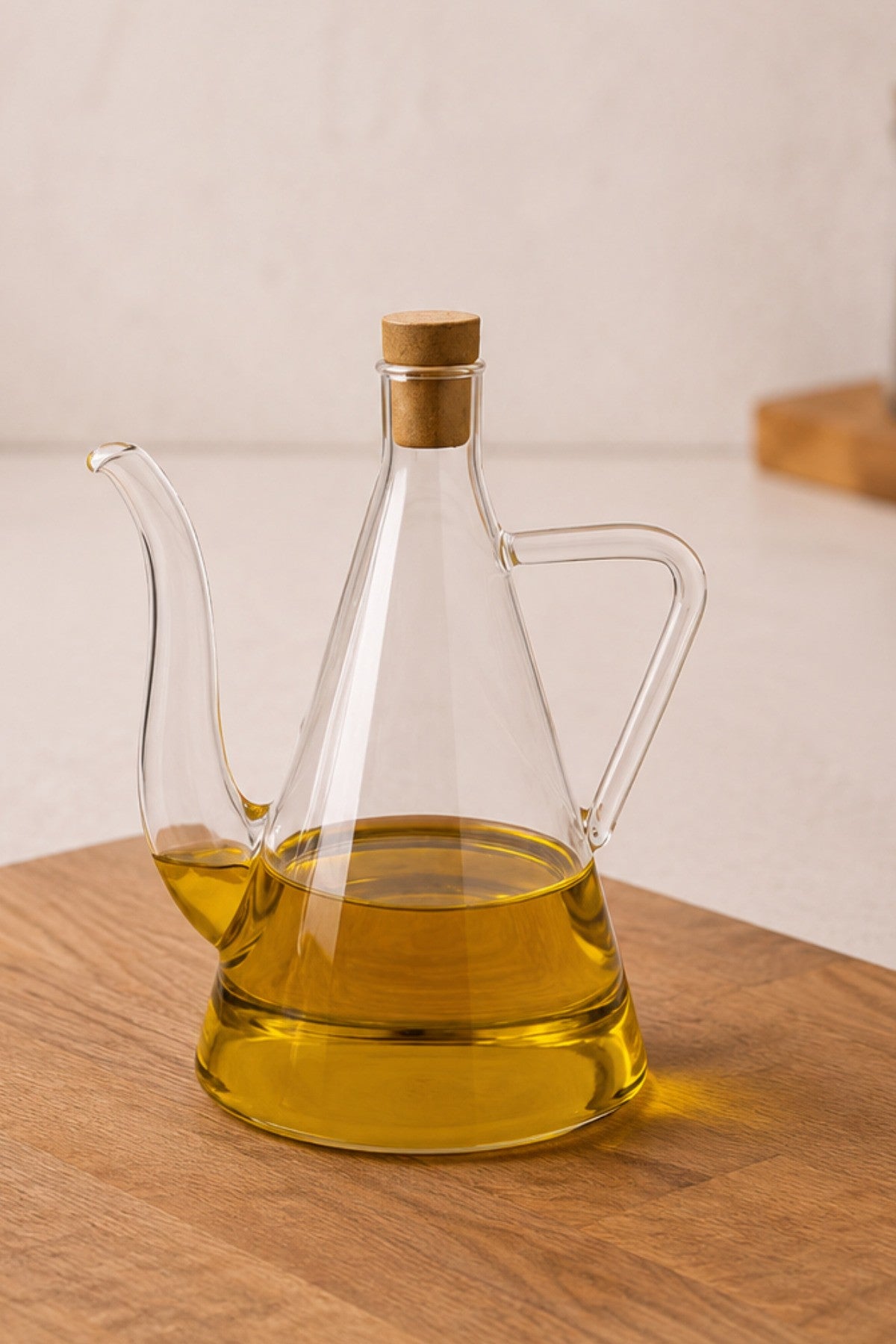 Borosilikat Cam Yağdanlık/Sirkelik 500ML