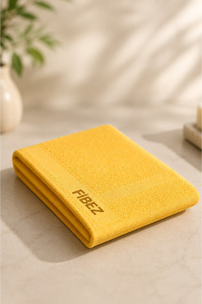 Fibez 4’lü Premium Yüzey Parlatıcı Cam Bezi, Temizlik Bezi, Kurulama Bezi, Mikrofiber Bez - 40x60cm Renkli Bez Seti