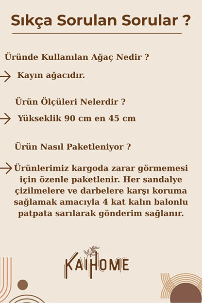 Yıldız Naturel Ham Ahşap Sandalye Mutfak Cafe Salon Yemek Masası Uyumlu Dayanıklı