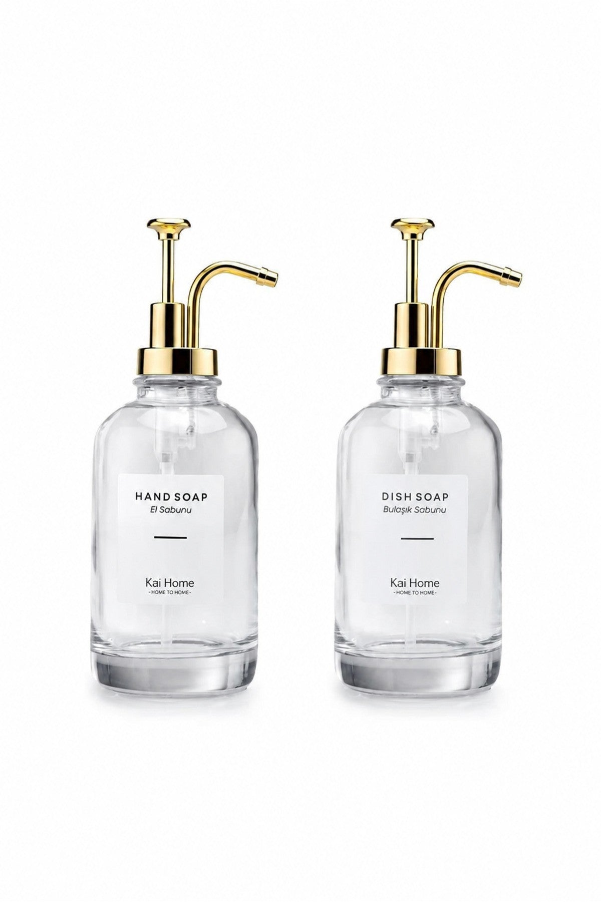 2Li Cam Hand Soap / Dish Soap Sabunluk Seti