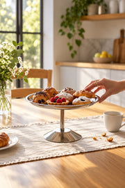 Platinum Ayaklı Çelik Sunumluk Kek Pasta Kurabiye Tatlı Servis Standı