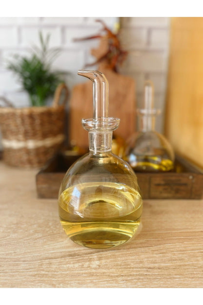 Borosilikat Cam Yağdanlık Ve Sirkelik 880ml Sızdırmaz